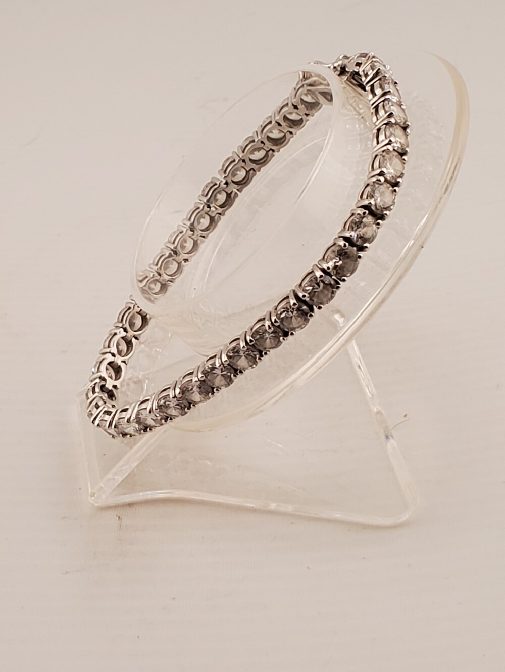 Sterling Silver CZ Tennis Bracelet